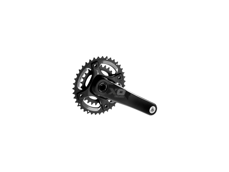 Pédalier Truvativ XO GXP 2x10 – 175mm, Plateaux 36T/22T – Avec Boîtier Press Fit Et Chaîne SRAM – Occasion
